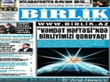Azərbaycan birlik təşkilatının layihəsi olan ''birlik-press'' qazetinin dürd yaşı tamam oldu 