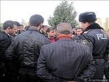 Xocasəndə polislə valideynlər arasında qarşıdurma 