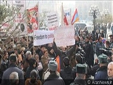 ERMƏNİSTANDA MİTİNQ BAŞLAYIB 
