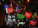 Səud konsulluğu önündə izdihamlı aksiya 