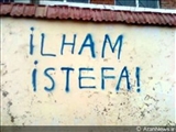GƏDƏBƏYDƏ DİVARLARA ''İSTEFA'' ŞÜARLARI YAZILDI 