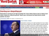 Yeni Şafak: ''Azərbaycan despotlaşır''