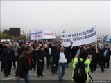 ''Geyparada ar olsun, avroviziya məhv olsun!'' şüarı Bakıda səslədirilib 