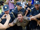 Sumqayıtda etiraz yürüşü olub