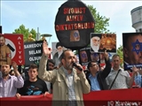 Azərbaycanın İstanbuldakı konsulluğu qarşısında aksiya keçirilib