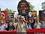 Azərbaycanın İstanbuldakı konsulluğu qarşısında aksiya 