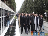 İslamçılar Şəhidlər Xiyabanını ziyarət edib+ Foto