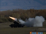 Ermənistan Silahlı Qüvvələri Qarabağda raket atır 