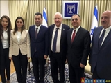 Azərbaycanlı deputatlar, sionist rejim başçisinin qəbulunda