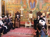 İranın nüfuzlu azərbaycanlı din alimi Gürcüstan Patriarxı ilə görüşdü 