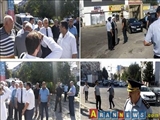 AİP-in 25 illik yubiley tədbirinin qarşısı polis zorakılığı ilə alındı: FOTO -VİDEO