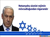 Netanyahu sionist rejimin mövcudluğundan nigarandır