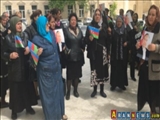 Məcburi köçkünlər etiraz aksiyası keçirib