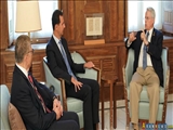 Bəşər Əsəd amerikalı senatorla görüşüb