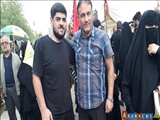 Azərbaycanlı zəvvar bir ayağı ilə Ərbəin ziyarətinə piyada gedib +Foto