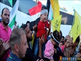 Qəzzə əhalisi sionist rejimin müharibə nazirinin istefasını şadlıqla qeyd edib