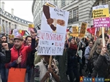 Londonda 30 min nəfər müsəlmanlara dəstək aksiyası keçirdi