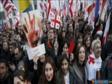 Tbilisidə müxalifətin kütləvi etiraz aksiyası başladı