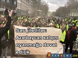 Fransadan ilhamlanaq - Fransa etirazçılarından Azərbaycan xalqı üçün fləşmöb