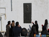 Novxanıda Məhəmməd Əmin Rəsulzadənin barelyefi oğurlandı - Foto