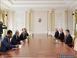 Azərbaycan Prezidenti İranın iqtisadiyyat və maliyyə işləri üzrə nazirini qəbul edib