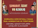 Marneulidə “Şəhadət, İzzət və Azadlıq” adlı seminar keçirilib 