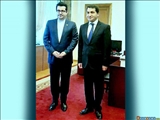 Azərbaycan Prezidentinin köməkçisi İran səfiri ilə görüşüb