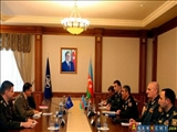 Azərbaycan müdafiə naziri NATO rəsmisi ilə görüşdü