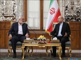 İsmayıl Həniyyə İranın Parlament sədri ilə görüşdü