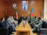 SEPAH Quru Qoşunlarının xüsusi təyinatlıları ilə Azərbaycan Ordusu arasında birgə təlimin ikinci gününün açılış mərasimi